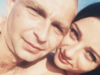 Foto de perfil sexy da modelo KrasotkaAndJohan, para um live show muito quente!